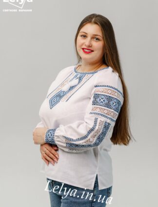 Вишиванка "Мережка" синя